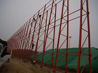 抑尘网钢结构案例