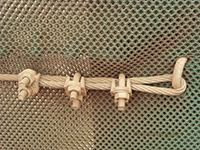 防风抑尘网卡扣案例